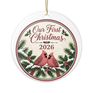 Our First Christmas 2026 Cardinal Ornament from Jolly Junction