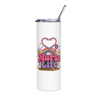 Nurse Life 20 oz Stainless Tumbler from Jolly Junction