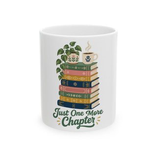 'Just One More Chapter' Book Lover Mug from Jolly Junction