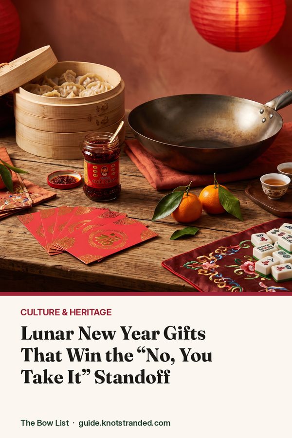 Pinterest graphic: Lunar New Year Gifts That Win the “No, You Take It” Standoff