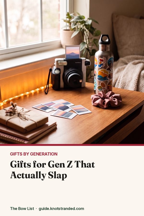 Pinterest graphic: Gifts for Gen Z That Actually Slap