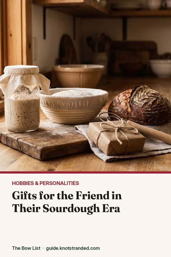 Pinterest graphic: Gifts for the Friend in Their Sourdough Era
