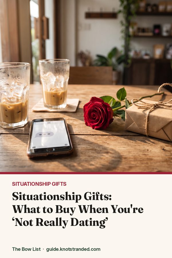 Pinterest graphic: Situationship Gifts: What to Buy When You're ‘Not Really Dating’